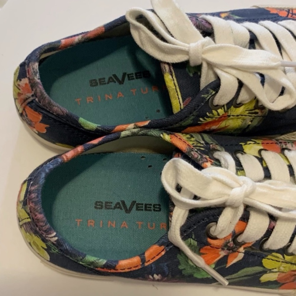 Trina Turk x SeaVees Floral Sneakers - Picture 7 of 11